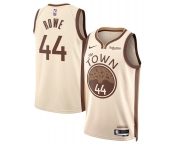 Men's Golden State Warriors #44 Jackson Rowe Tan 2025-26 City Edition Stitched Basketball Jersey Men's Golden State Warriors #44 Jackson Rowe Tan 2025-26 City Edition Stitched Basketball Jersey