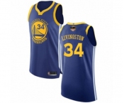 Youth Golden State Warriors #34 Shaun Livingston Authentic Royal Blue 2019 Basketball Finals Bound Basketball Jersey - Icon Edition