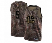 Youth Golden State Warriors #5 Kevon Looney Swingman Camo Realtree Collection Basketball 2019 Basketball Finals Bound Jersey