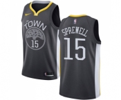 Youth Nike Golden State Warriors #15 Latrell Sprewell Swingman Black Alternate NBA Jersey - Statement Edition