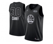 Youth Nike Golden State Warriors #30 Stephen Curry Black NBA Jordan Swingman 2018 All-Star Game Jersey