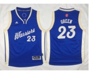 youth nba golden state warriors #23 green blue[2015 Christmas edition]