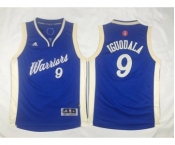 youth nba golden state warriors #9 iguodala blue[2015 Christmas edition]
