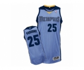 Men's Adidas Memphis Grizzlies #25 Chandler Parsons Authentic Light Blue Alternate NBA Jersey