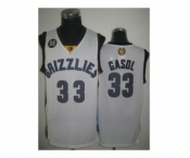 nba memphis grizzlies #33 gasol white[revolution 30]