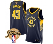 Men's Indiana Pacers #43 Pascal Siakam Navy 2025 Finals Icon Edition Stitched Basketball Jersey