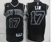 nba jerseys new york knicks #17 jeremy lin black