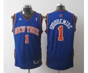 nba new york knicks #1 stoudemire blue[2011 swingman revolution 30]