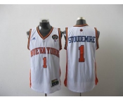 nba new york knicks #1 stoudemire white[2011 swingman revolution 30][losbulls latina]