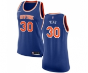Women's Nike New York Knicks #30 Bernard King Swingman Royal Blue NBA Jersey - Icon Edition