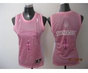 women nba new york knicks #1 stoudemire pink
