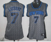 women nba new york knicks #7 anthony grey[static fashion swingman]