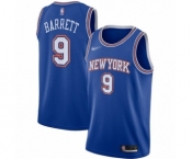 Youth New York Knicks #9 RJ Barrett Swingman Blue Basketball Jersey - Statement Edition