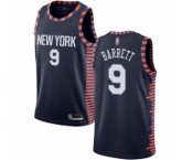 Youth New York Knicks #9 RJ Barrett Swingman Navy Blue Basketball Jersey - 2018-19 City Edition