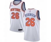 Youth Nike New York Knicks #26 Mitchell Robinson Swingman White NBA Jersey - Association Edition