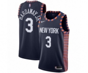 Youth Nike New York Knicks #3 Tim Hardaway Jr. Swingman Navy Blue NBA Jersey - 2018-19 City Edition