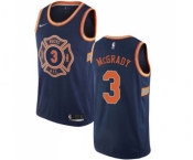 Youth Nike New York Knicks #3 Tracy McGrady Swingman Navy Blue NBA Jersey - City Edition