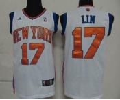 youth nba jerseys new york knicks #17 jeremy lin white