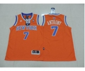 youth nba new york knicks #7 anthony orange[revolution 30 swingman]