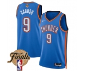 Men's Oklahoma City Thunder #9 Alex Caruso Blue 2025 Icon Edition Stitched Basketball Jersey