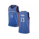 Youth Nike Oklahoma City Thunder #13 Paul George Blue NBA Swingman Jersey