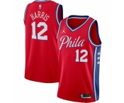 Men's Philadelphia 76ers #12 Tobias Harris Jordan Brand Red 2020-21 Swingman Jersey