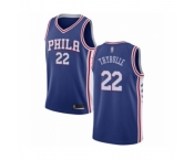 Men's Philadelphia 76ers #22 Mattise Thybulle Swingman Blue Basketball Jersey - Icon Edition