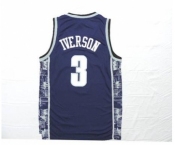 nba jersey philadelphia 76ers #3 iverson blue[2016 new fashion]