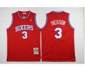nba jersey philadelphia 76ers #3 iverson red[2016 new]