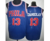 nba philadelphia 76ers #13 wilt chamberlain blue[swingman]