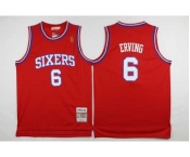 nba philadelphia 76ers #6 erving red[2016 new]