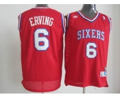 nba philadelphia 76ers #6 erving red[swingman]