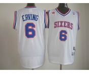nba philadelphia 76ers #6 erving white[swingman]
