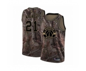 Men's Washington Wizards #21 Moritz Wagner Swingman Camo Realtree Collection Basketball Jersey