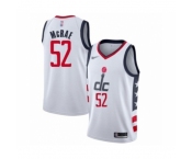 Men's Washington Wizards #52 Jordan McRae Swingman White Basketball Jersey 2019-20 City Edition
