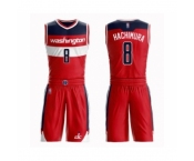 Men's Washington Wizards #8 Rui Hachimura Swingman Red Basketball Suit Jersey - Icon Edition