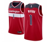 Women's Nike Washington Wizards #1 Austin Rivers Swingman Red NBA Jersey - Icon Edition