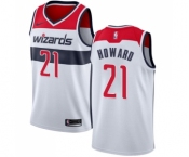 Women's Nike Washington Wizards #21 Dwight Howard Swingman White NBA Jersey - Association Edition