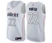 Women's Nike Washington Wizards #22 Otto Porter Swingman White NBA Jersey - City Edition