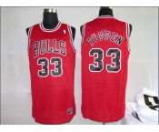 nba chicago bulls #33 pippen red