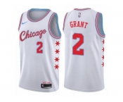 Women Nike Chicago Bulls #2 Jerian Grant Swingman White NBA Jersey - City Edition