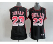 women nba jerseys chicago bulls #23 jordan black[limited edition]