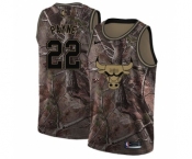 Youth Nike Chicago Bulls #22 Cameron Payne Swingman Camo Realtree Collection NBA Jersey