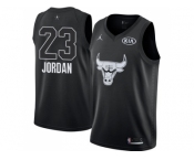 Youth Nike Chicago Bulls #23 Michael Jordan Black NBA Jordan Swingman 2018 All-Star Game Jersey