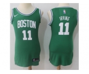 Women Nike Boston Celtics #11 Kyrie Irving Green NBA Authentic Icon Edition Jersey