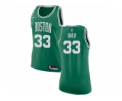 Women Nike Boston Celtics #33 Larry Bird Green NBA Swingman Icon Edition Jersey
