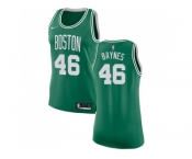 Women Nike Boston Celtics #46 Aron Baynes Green NBA Swingman Icon Edition Jersey