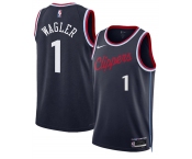 Men's Los Angeles Clippers #1 Keaton Wagler Navy 2026 Draft City Edition Stitched Jersey Men's Los Angeles Clippers #1 Keaton Wagler Navy 2026 Draft City Edition Stitched Jersey