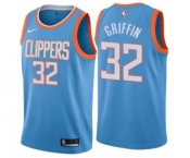 Women's Nike Los Angeles Clippers #32 Blake Griffin Swingman Blue NBA Jersey - City Edition