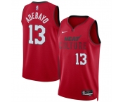 Men's Miami Heat #13 Bam Adebayo Red 2024-25 City Edition Stitched Basketball Jersey